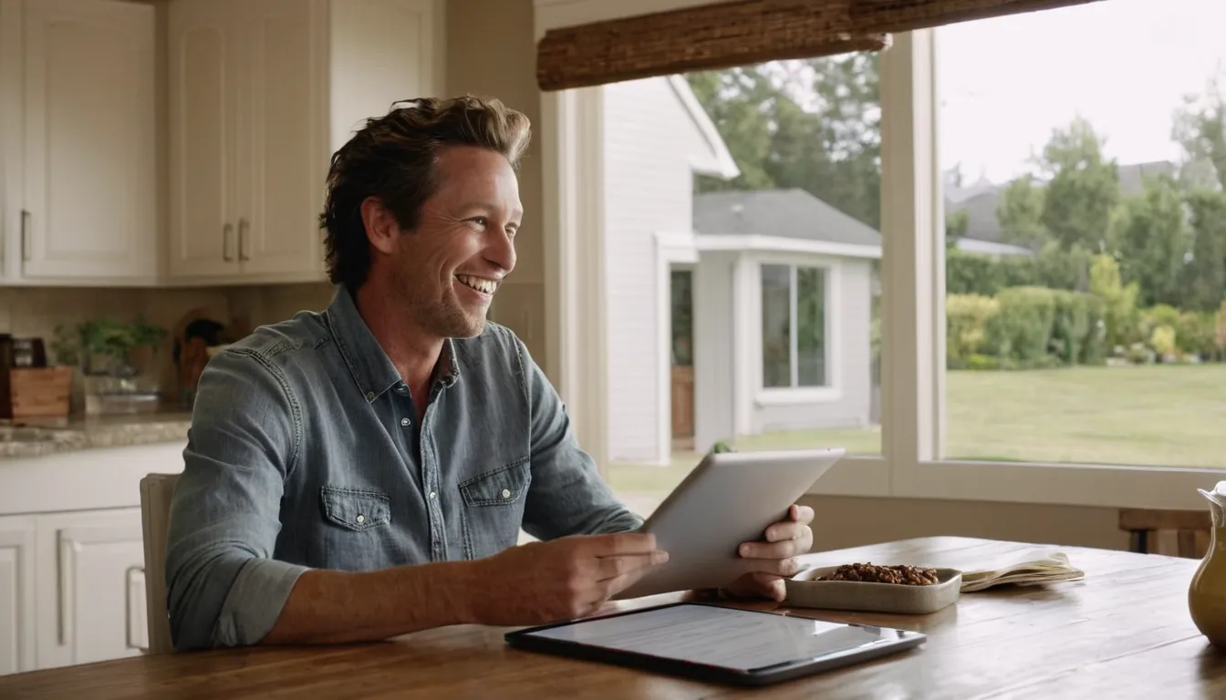 Homeowner reviewing a written garage door quote near Mason